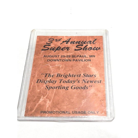 1993 MICHAEL JORDAN 3rd Annual Super Show Nationals Promo Card Team USA BULLS - Picture 2 of 2